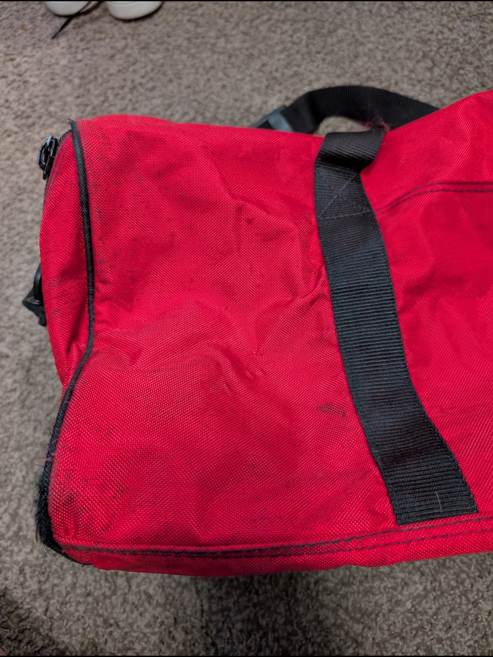 Vintage Marlboro Adventure Team Duffel Bag – Red Travel/Gym Bag
